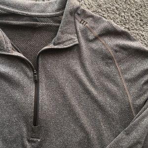 Mens Lululemon Metal Vent long sleeve polo zip
